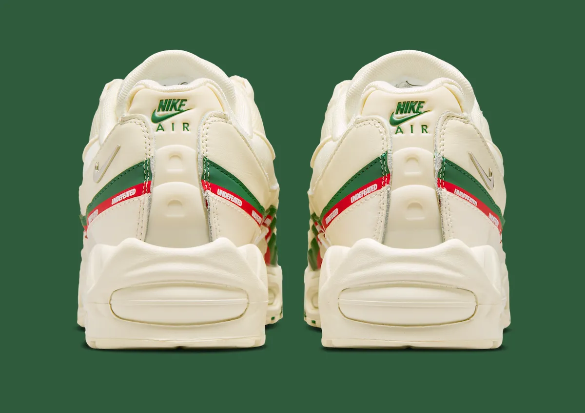 Undefeated联名耐克Air Max 95帆白配色 复古赛车条纹设计致敬经典