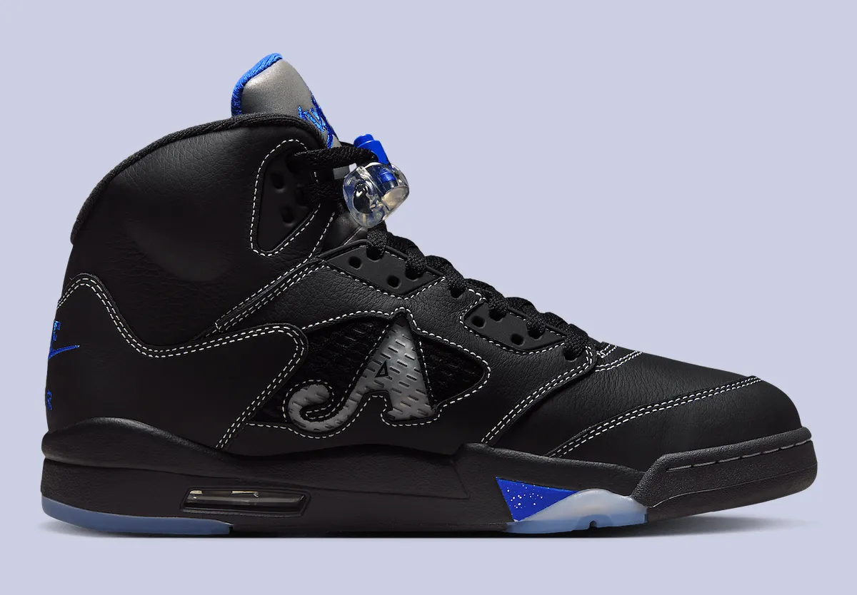 Awake NY x Air Jordan 5 “Racer Blue” Awake NY联名AJ5黑蓝配色8月30日发售