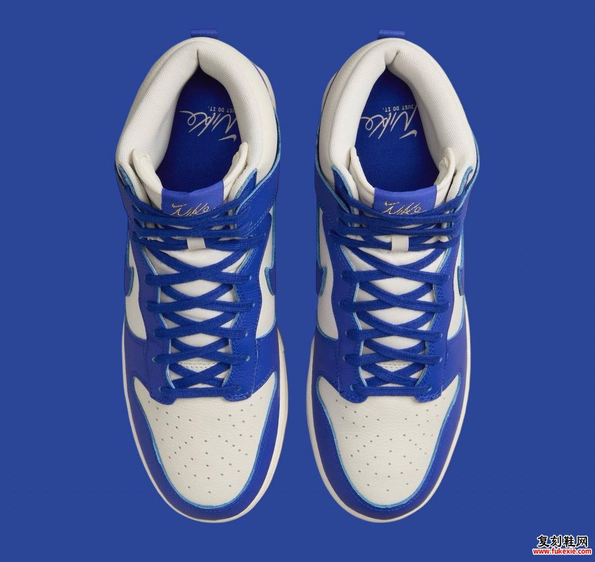 NIKE DUNK HIGH “RACER BLUE” 现已发售（2024 年 7 月）货号：FV6612-001