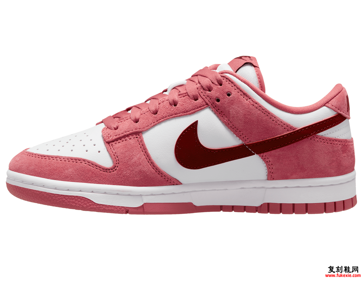 NIKE DUNK LOW “VALENTINE’S DAY”“情人节”发布2024年1月 货号：FQ7056-100