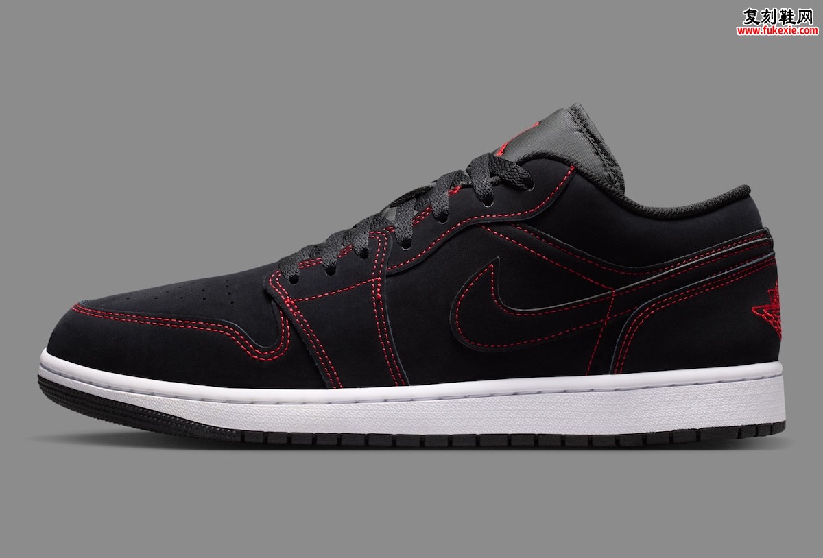 Air Jordan 1 Low“Bloodline”2026麂皮红线注入家族血脉:125美元开启公牛配色新篇章插图1 Air Jordan 1 Low“Bloodline”2026麂皮红线注入家族血脉:125美元开启公牛配色新篇章