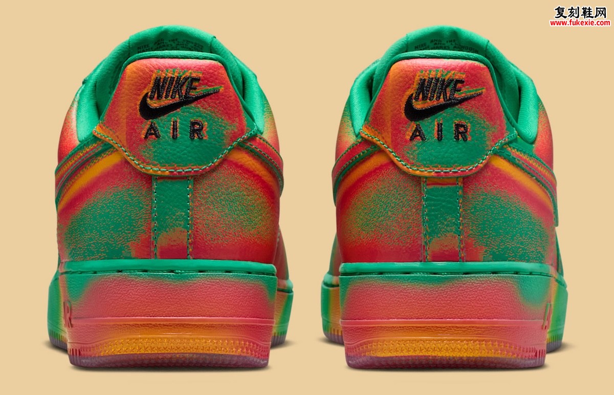 耐克空军一号低帮「体育场绿」配色 2026春季大胆渐变演绎经典重生