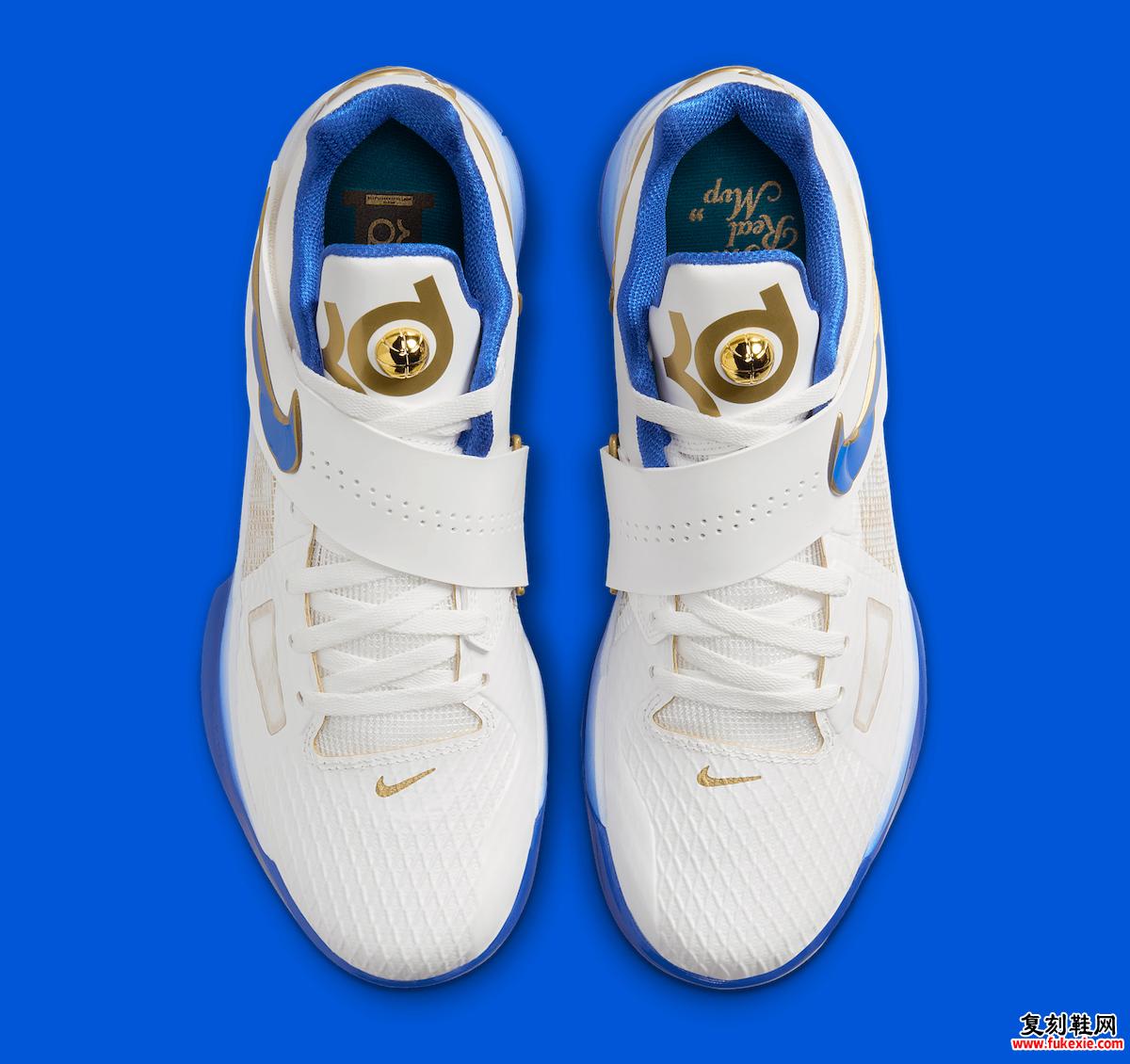 Nike KD 4 “MVP” （白色） 2025 年 2 月发布 货号：IB3546-100