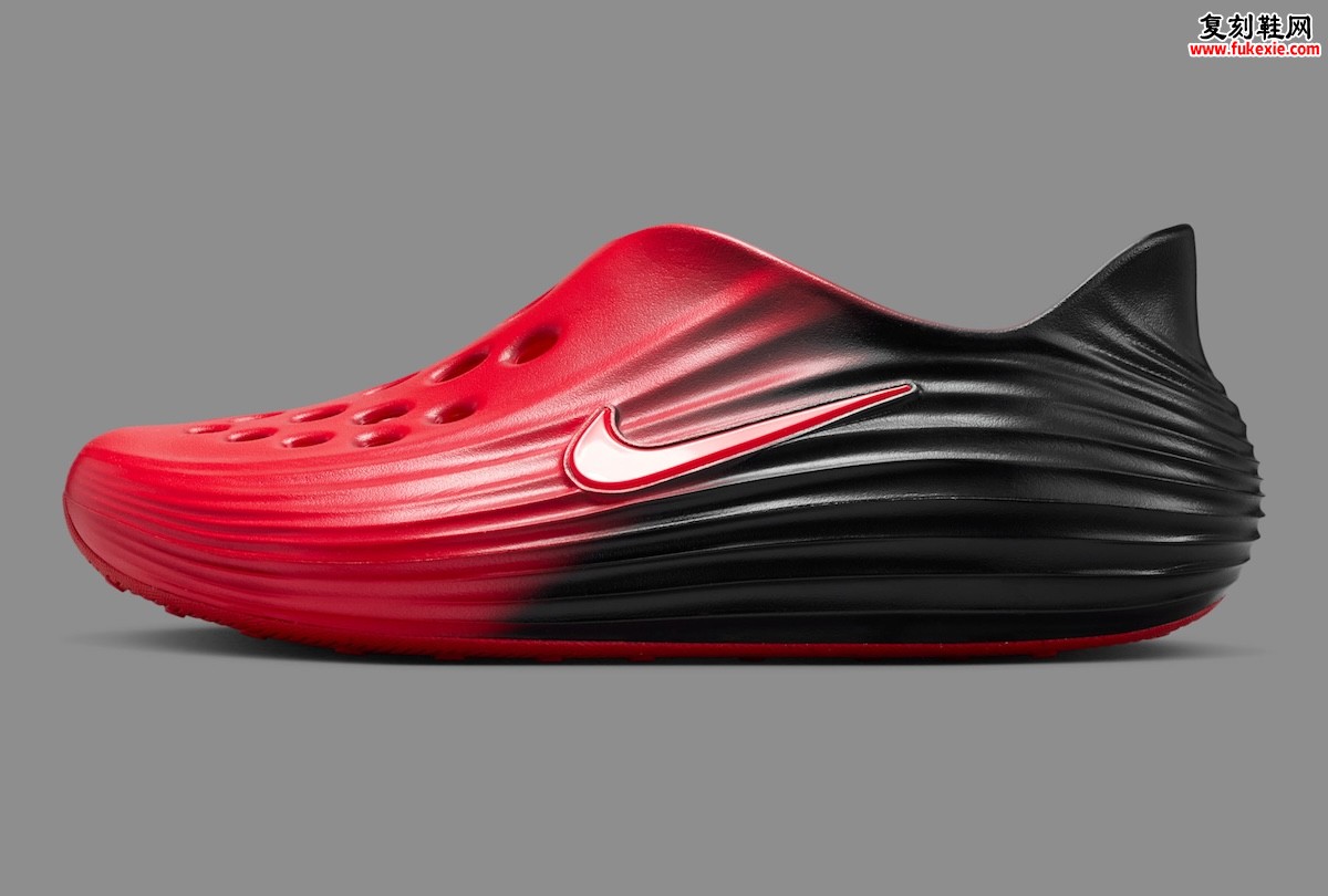 Nike ReactX Rejuven8“Bred Gradient”缓震通勤穆勒鞋70美元点燃夏季：大学红渐变黑诠释Rebrand