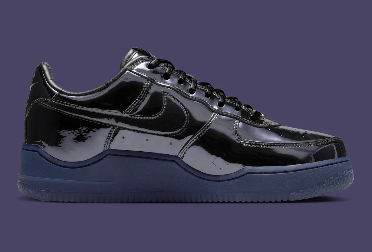 LeBron James x Nike Air Force 1 “NYC” (Black Patent) 勒布朗·詹姆斯联名Nike空军一号“纽约黑金”限量款即将发售
