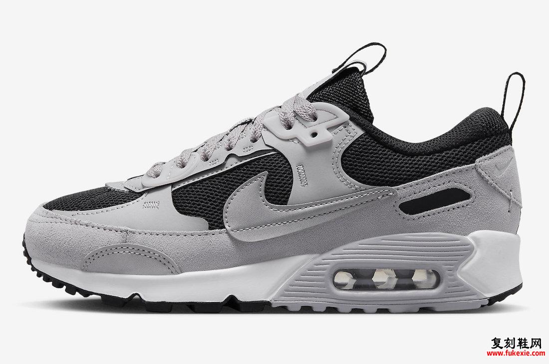 NIKE AIR MAX 90 FUTURA 以“黑色/灰色”呈现 货号：FN7777-001