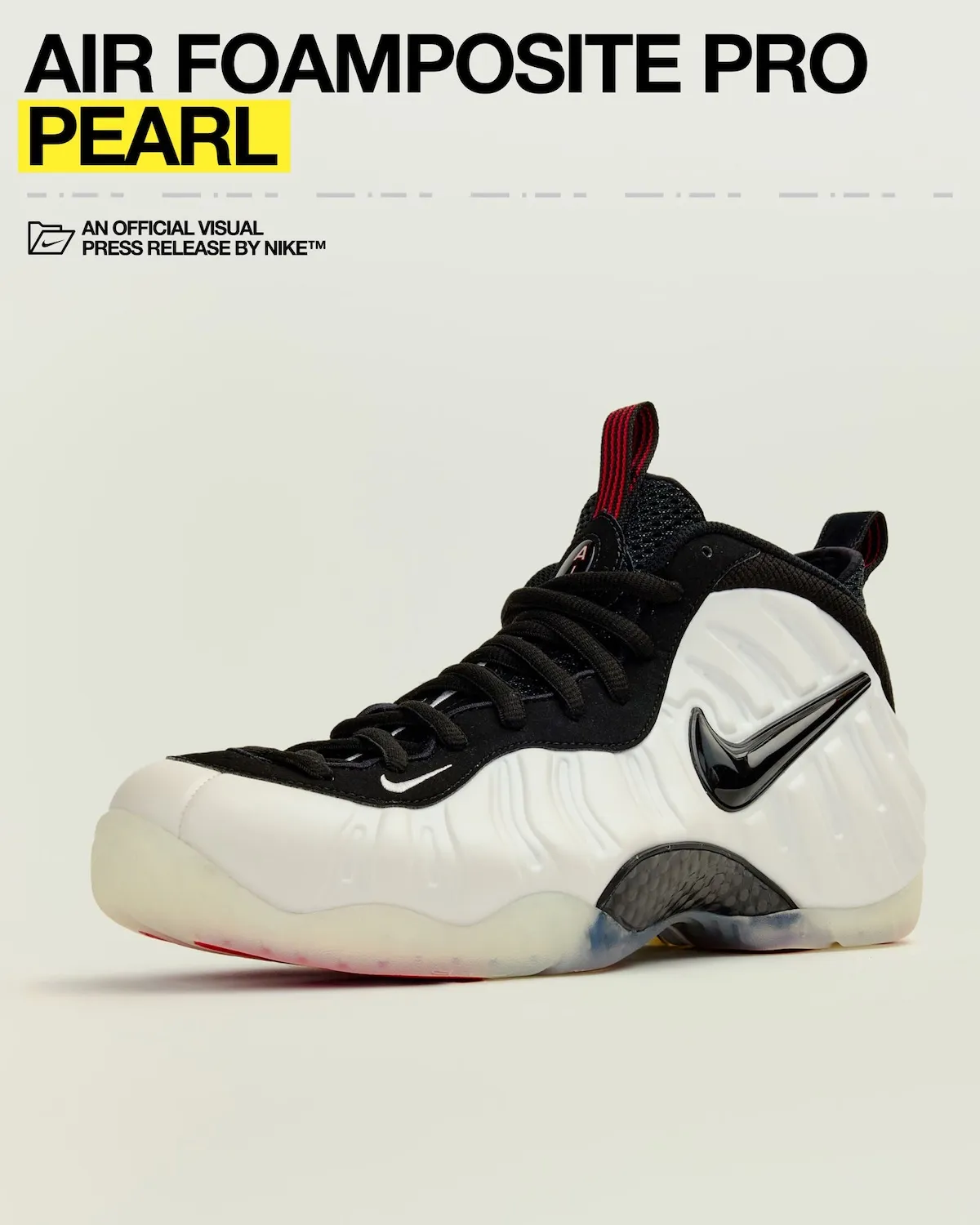 Nike珍珠泡HF0794-200复刻！珍珠白发泡+冰蓝外底，240美元重燃千禧电影传奇