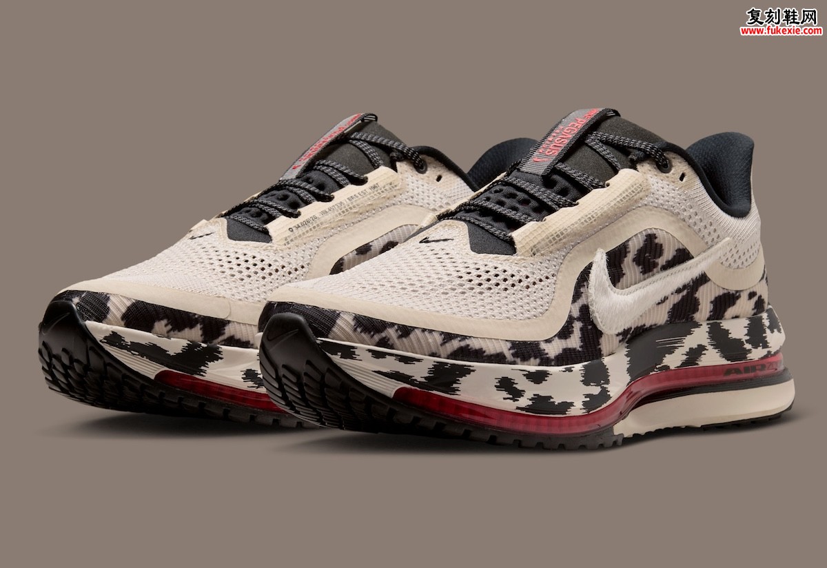 Nike Pegasus Premium “Cow Print” 奶牛纹配色2026秋季发售：全掌可视Air Zoom + ZoomX三重缓震缩略图