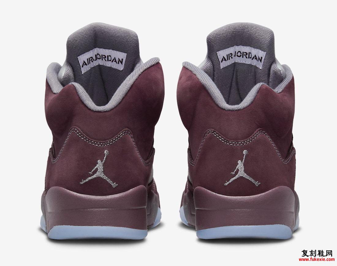 AIR JORDAN 5 “BURGUNDY” 8 月 19 日发售 货号：DZ4131-600