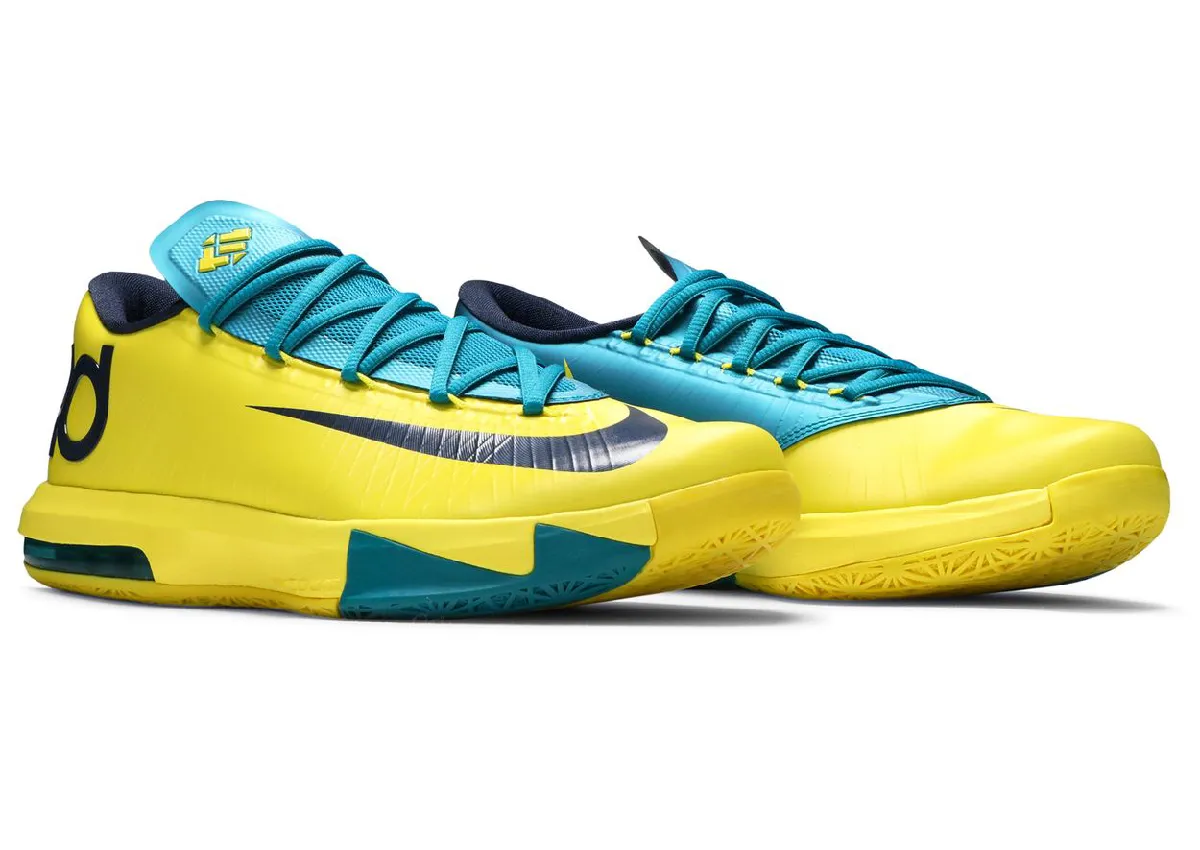 Nike KD 6 “Seat Pleasant” 声波黄配色预计2027春季复刻,首发元年经典回归