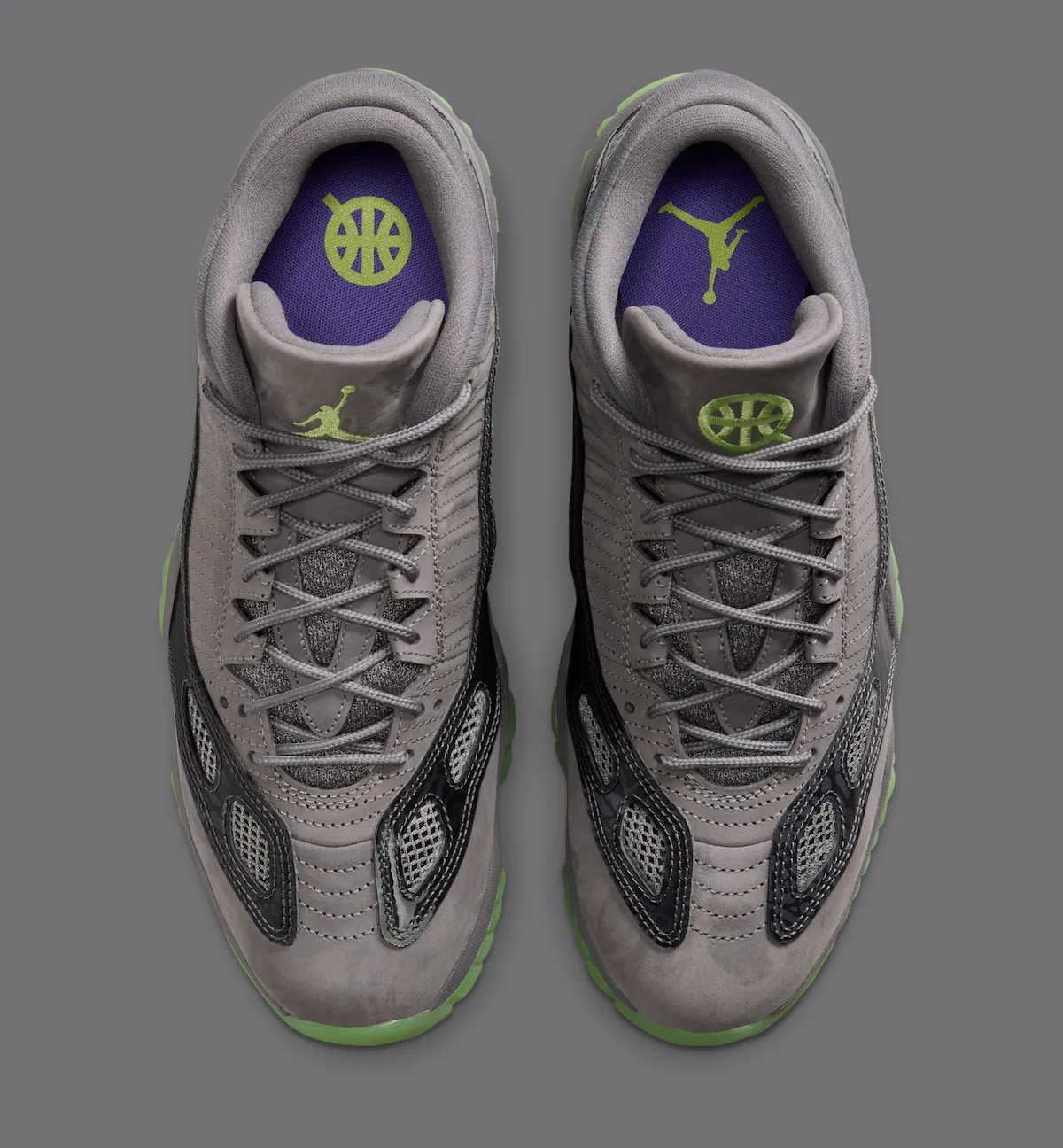 Quai 54 x Air Jordan 11 Low IE “Gunsmoke” 官图释出：巴黎街球盛宴的暗黑紫绿战靴