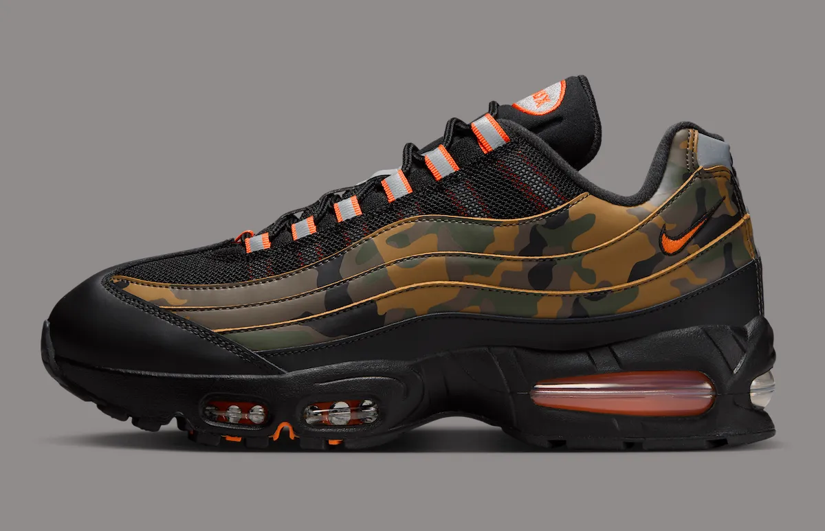 Nike Air Max 95 “Green Camo” “绿色迷彩”2025年9月发售,军事风重塑经典