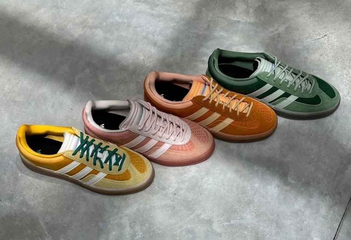 Bad Bunny波多黎各家乡主题联名Gazelle 2025年发售,盛夏芒果色致敬维加巴哈