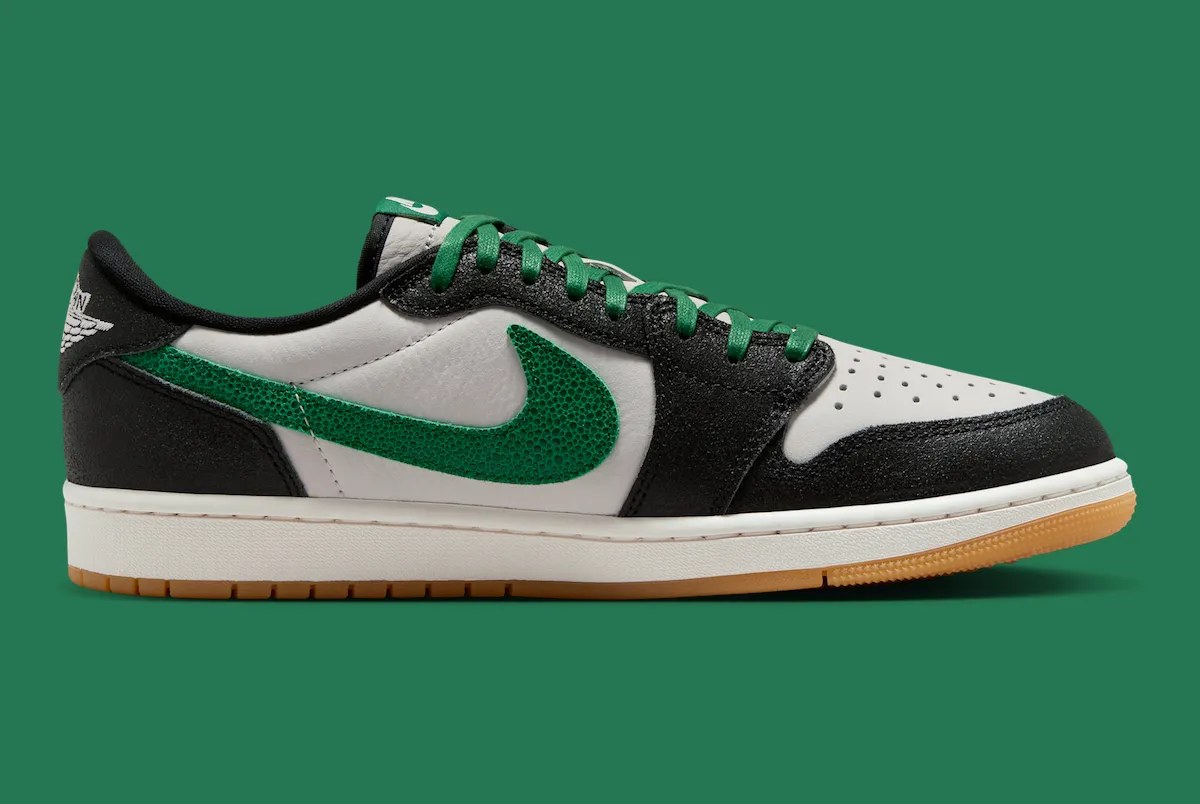 Air Jordan 1 Low OG “Phantom/Pine Green” 松绿配色发售信息释出,2026夏日低帮精品插图2 Air Jordan 1 Low OG “Phantom/Pine Green” 松绿配色发售信息释出,2026夏日低帮精品