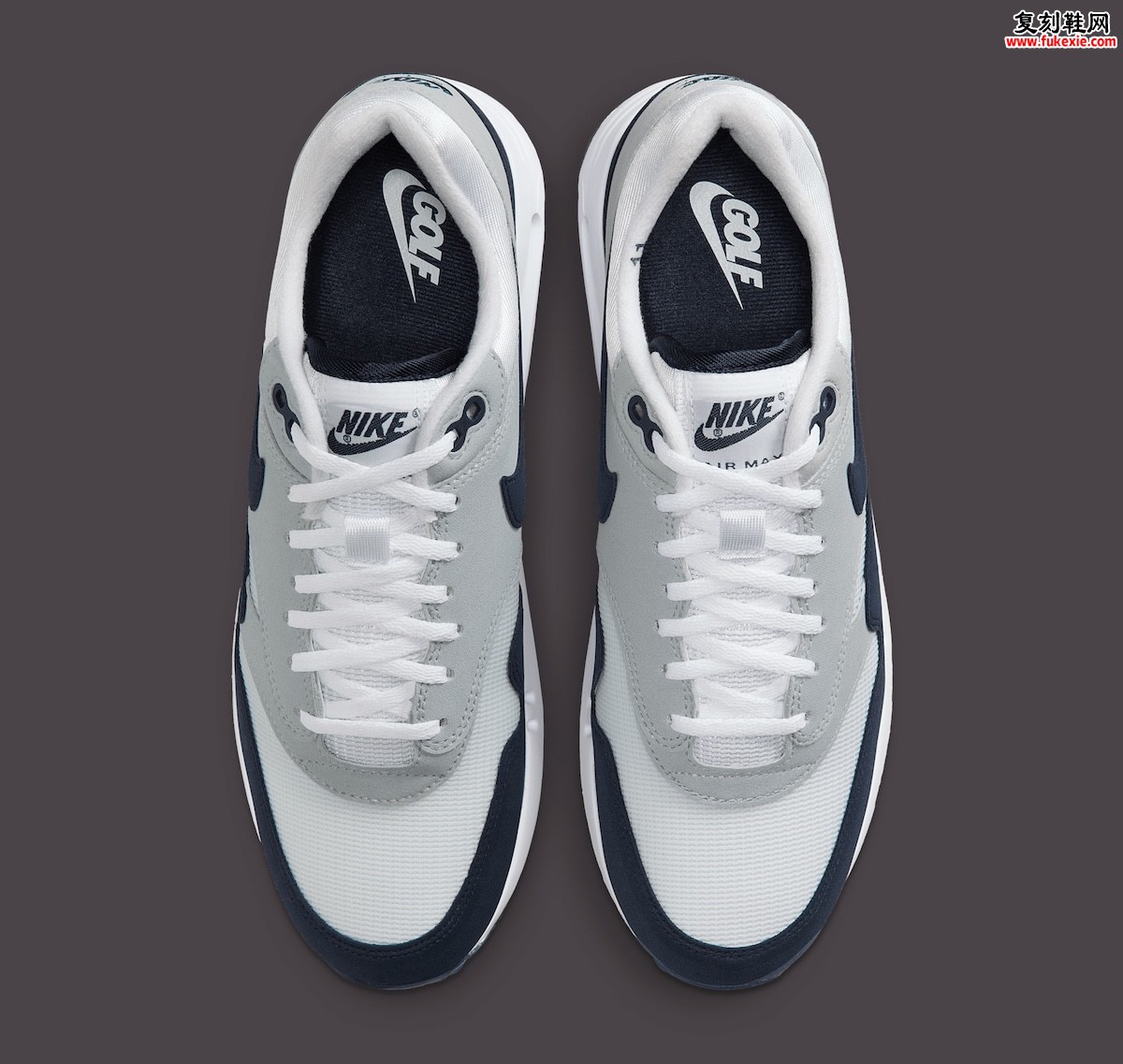 Nike Air Max 1 Golf “Wolf Grey/Obsidian”耐克Air Max 1高尔夫鞋2025秋款