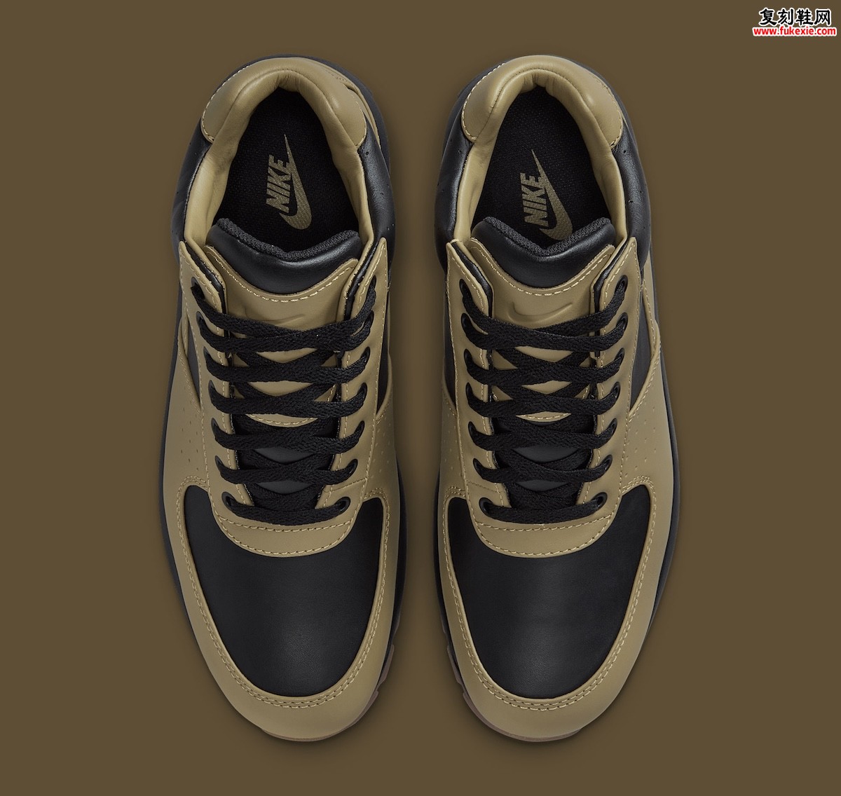 耐克Air Max Goadome黑芝麻配色回归:全掌气垫重塑全地形机能战靴