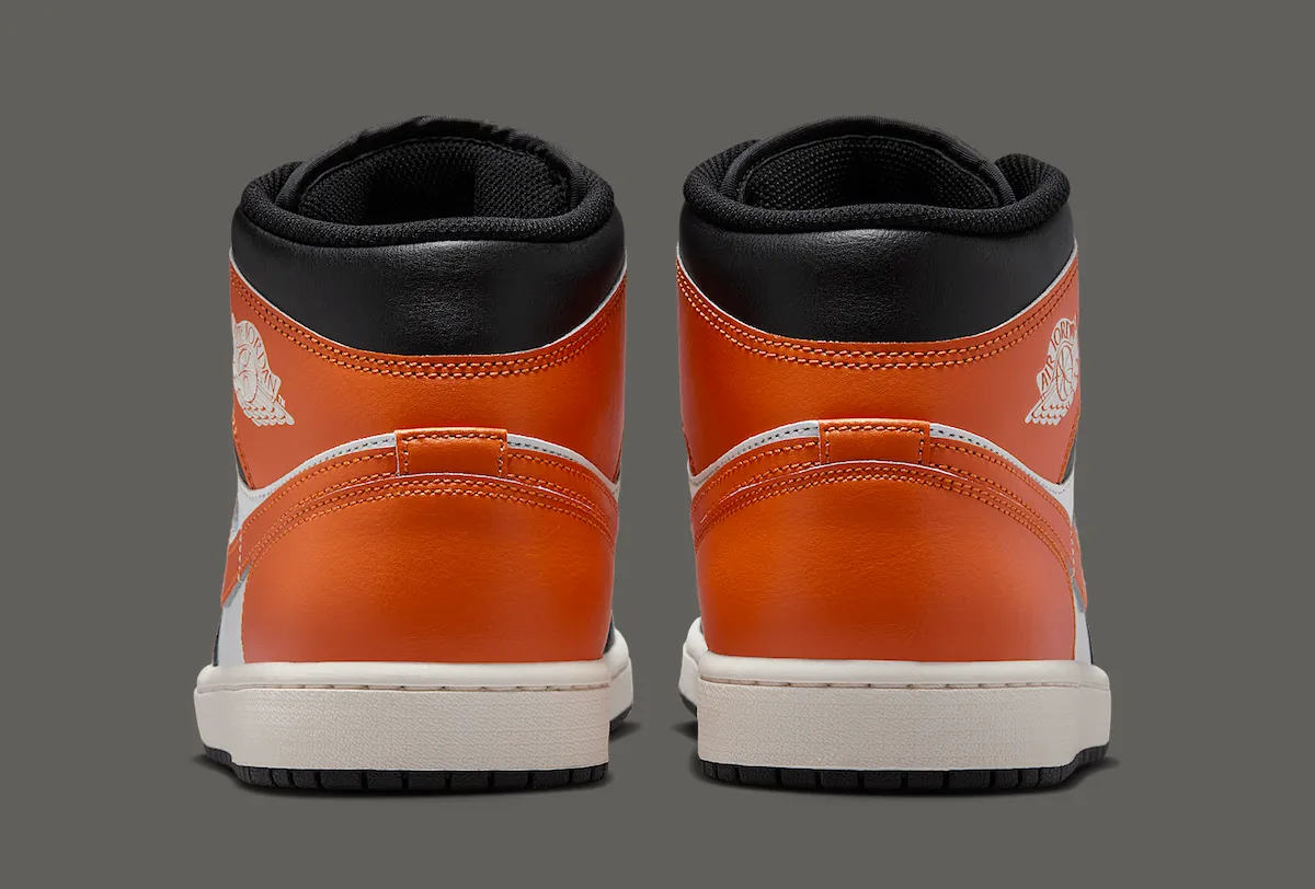 Air Jordan 1 Mid “Black Toe Orange”：经典与现代的完美融合