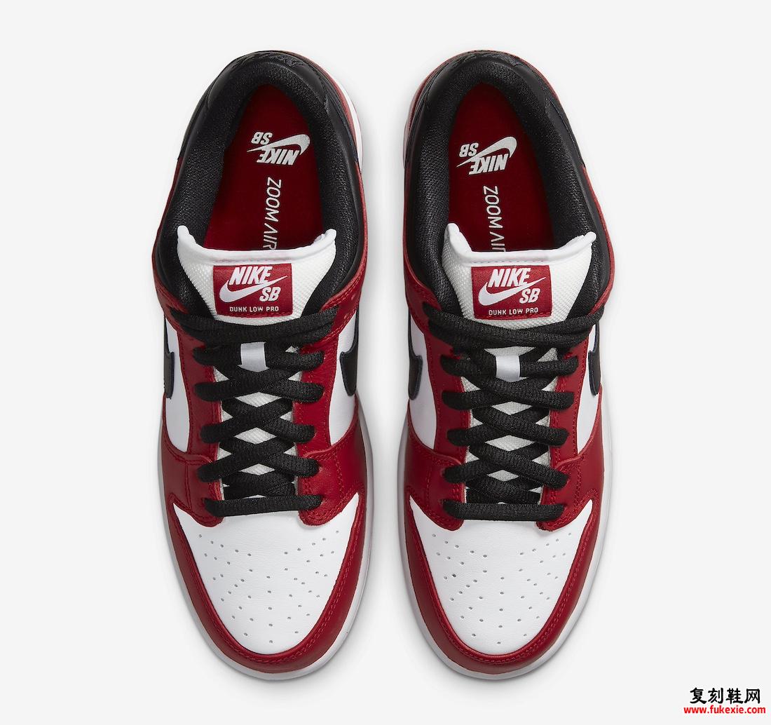 NIKE SB DUNK LOW “CHICAGO” （J-PACK）2024 年春季回归 货号：BQ6817-600