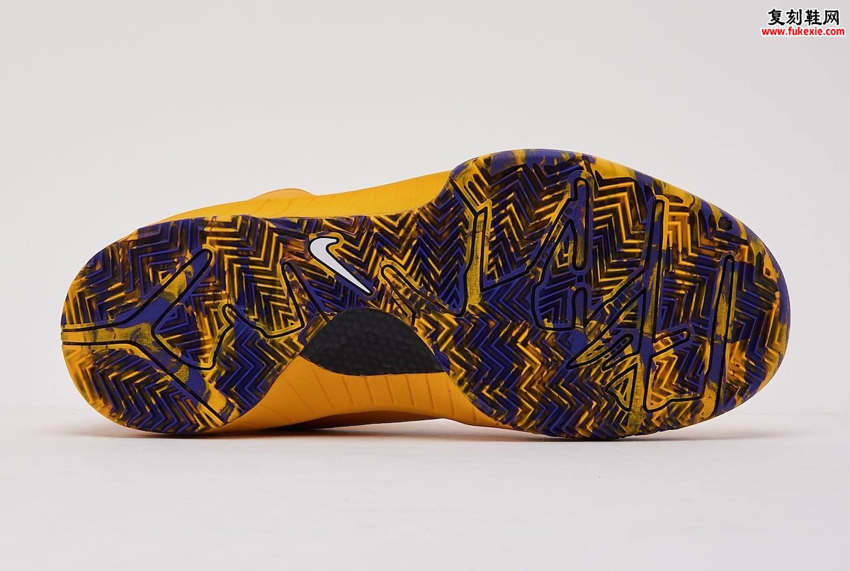 Kids’ Nike Kobe 4 “Draft Day Lakers” 湖人独立配色2026儿童尺码发售致敬紫金王朝三十年插图4 Kids’ Nike Kobe 4 “Draft Day Lakers” 湖人独立配色2026儿童尺码发售致敬紫金王朝三十年