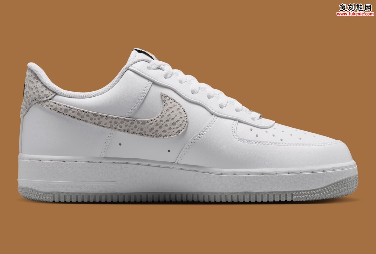 Nike Air Force 1 Low “Safari” 石斑纹金橘点缀 2026夏季再造经典 独家细节解析与上脚预览插图2 Nike Air Force 1 Low “Safari” 石斑纹金橘点缀 2026夏季再造经典 独家细节解析与上脚预览