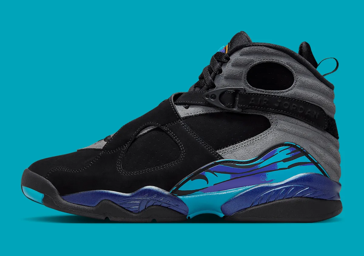 Air Jordan 8水蓝复刻7.19回归！全尺码元年模具致敬93全明星
