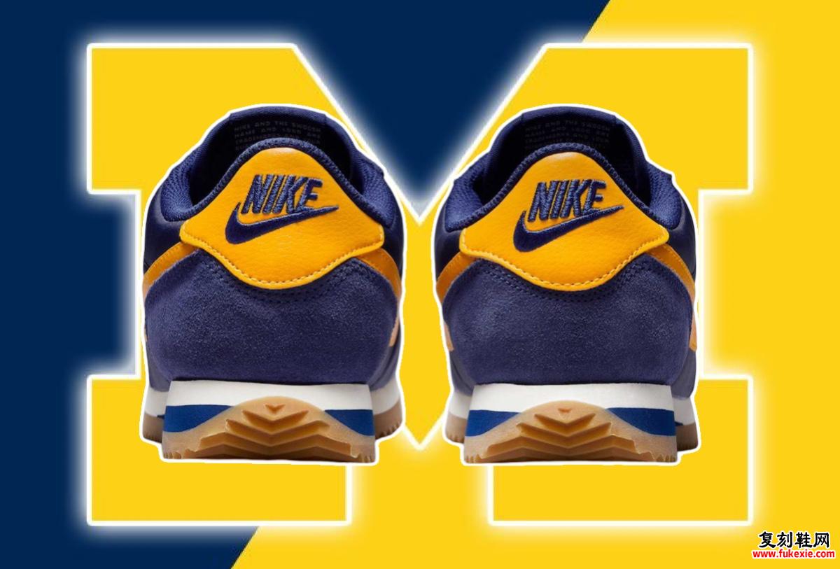 Nike Cortez Textile “Michigan” 发布 2025 年春季系列 货号:DZ2795-403