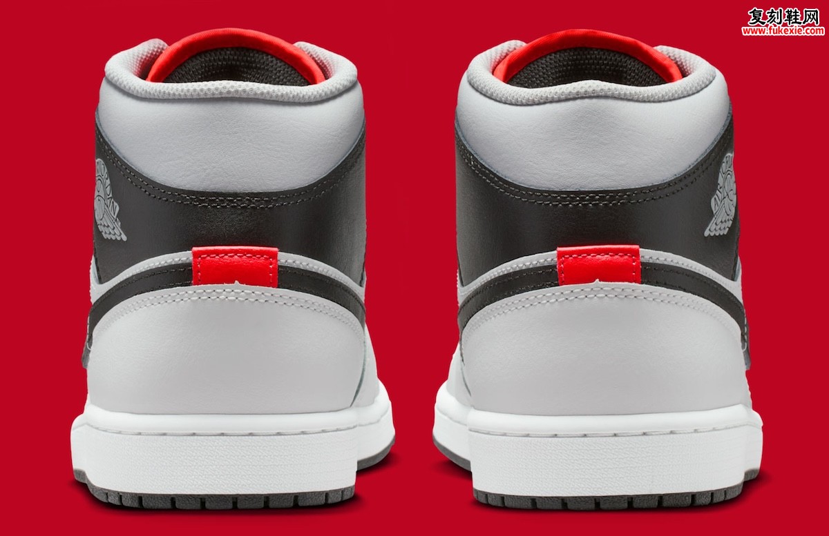 Air Jordan 1 Mid “Summit White/Infrared 23”“峰白/红外23” 以点睛之笔重塑经典轮廓