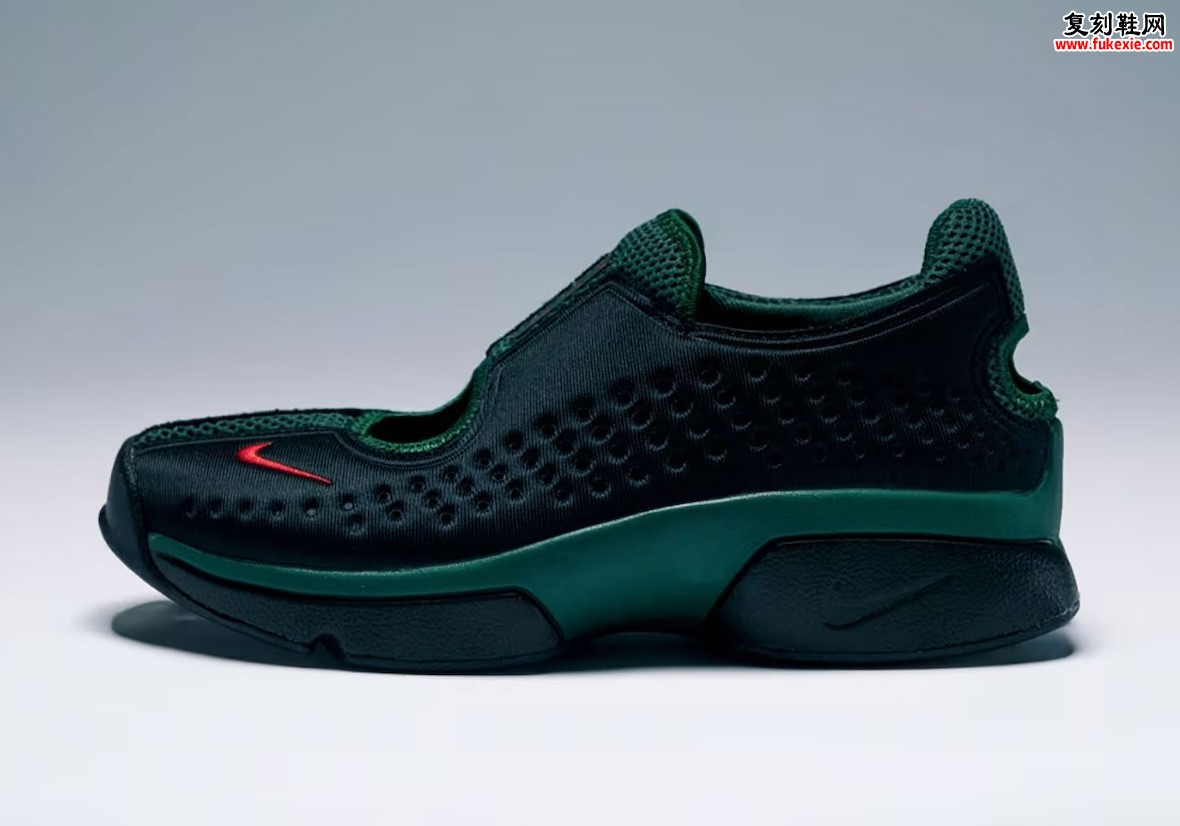 经典回归 Nike Air Rift 2 Kenya 分趾复古跑鞋 SNKRS Verified 即将复刻 黑绿火焰红配色