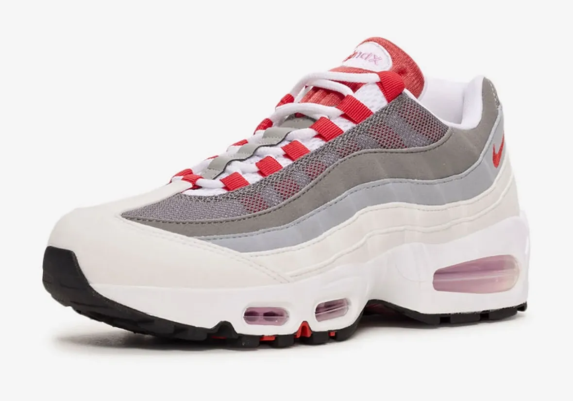 Nike Air Max 95 Big Bubble 女款 “Pink Rise” 粉红气泡配色登场，白色狼灰鞋面轻量化呈现缩略图