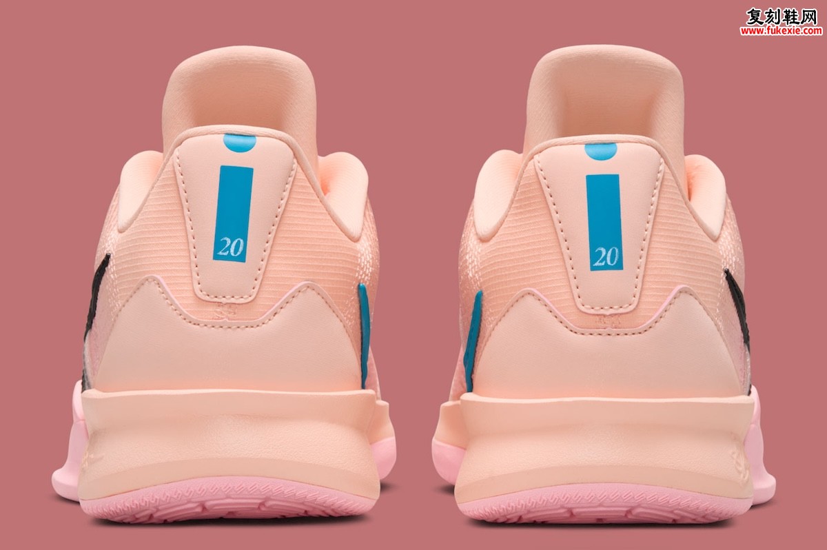 耐克Sabrina 3「绯红粉彩」配色亮相 粉蓝渐变设计诠释女性篮球美学