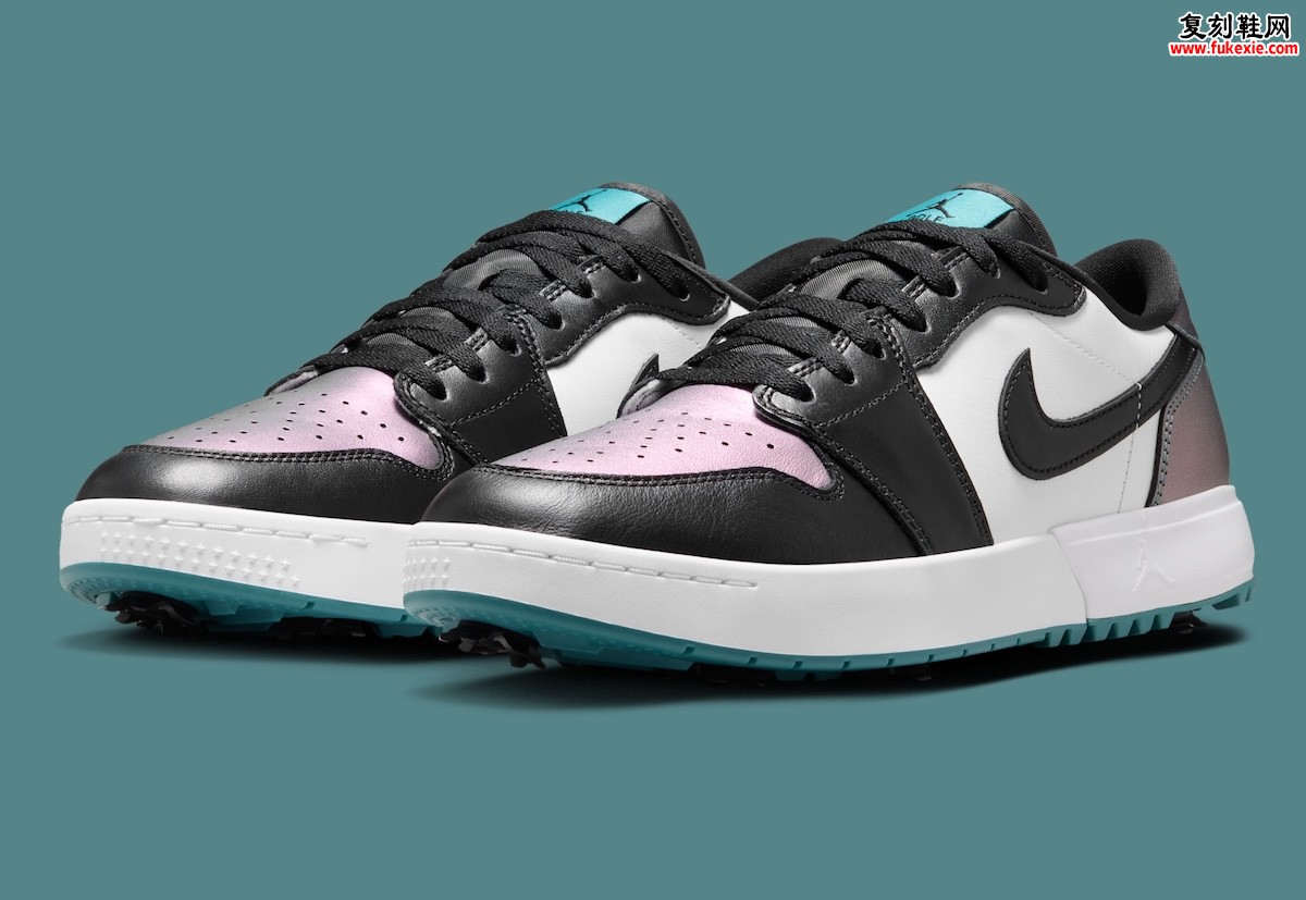 Air Jordan 1 Low Golf “Chameleon” 变色龙配色2026秋季发售：矿物青幻彩皮革致敬2017全明星缩略图