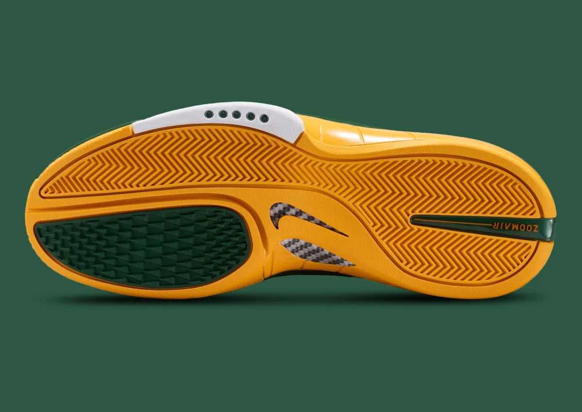 苏·伯德专属战靴回归:Nike Air Zoom Huarache 2K4 PE 白绿金配色致敬西雅图风暴插图4 苏·伯德专属战靴回归:Nike Air Zoom Huarache 2K4 PE 白绿金配色致敬西雅图风暴