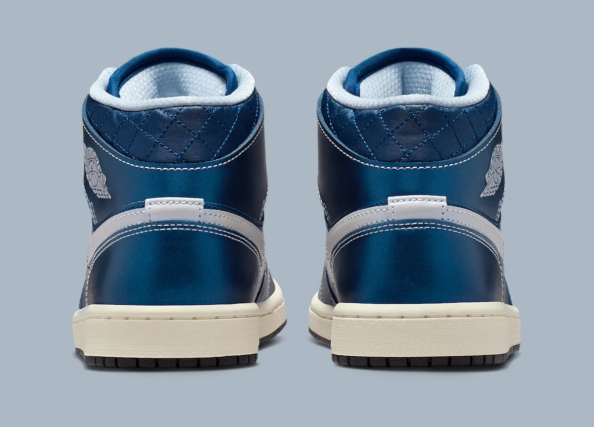 Air Jordan 1 Mid Metallic Blue 10月20日发售：低调金属光泽演绎高级质感新风尚
