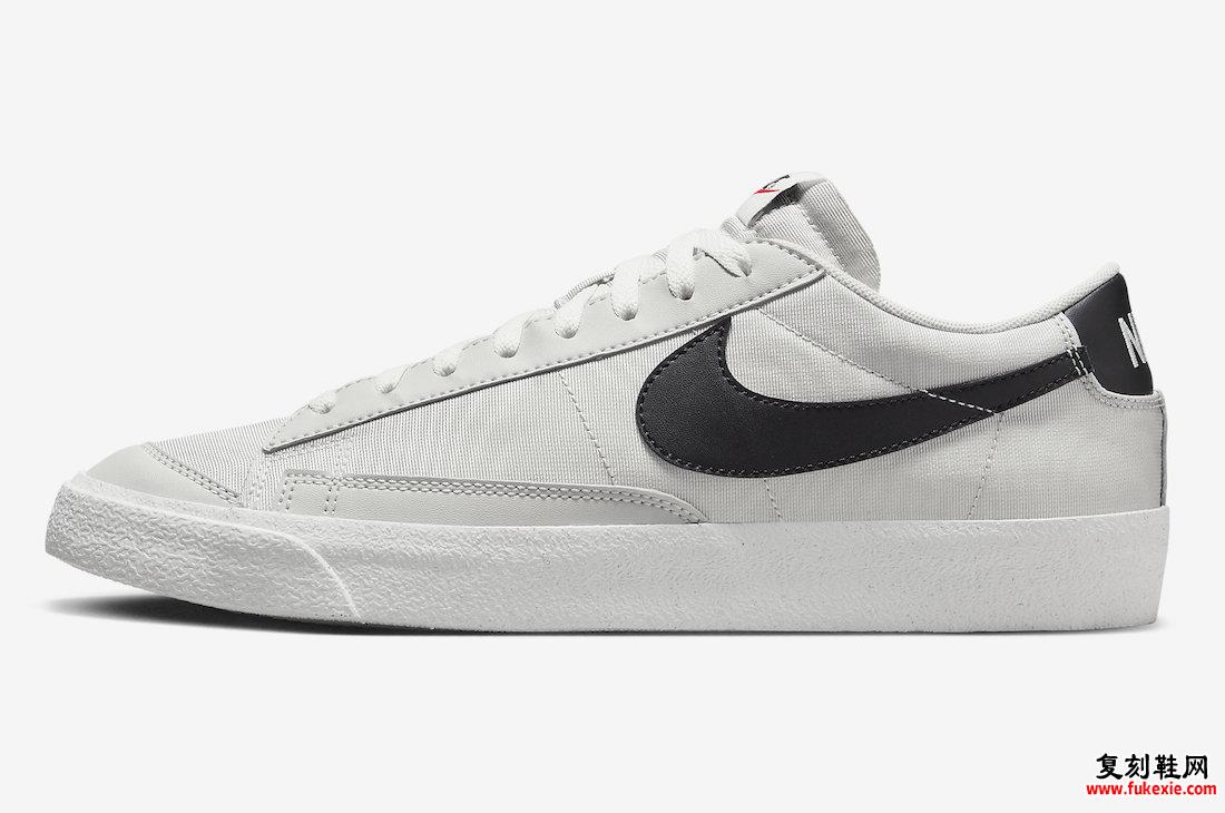 NIKE BLAZER LOW '77 “LIGHT BONE” 采用帆布打造 货号：DV7198-001