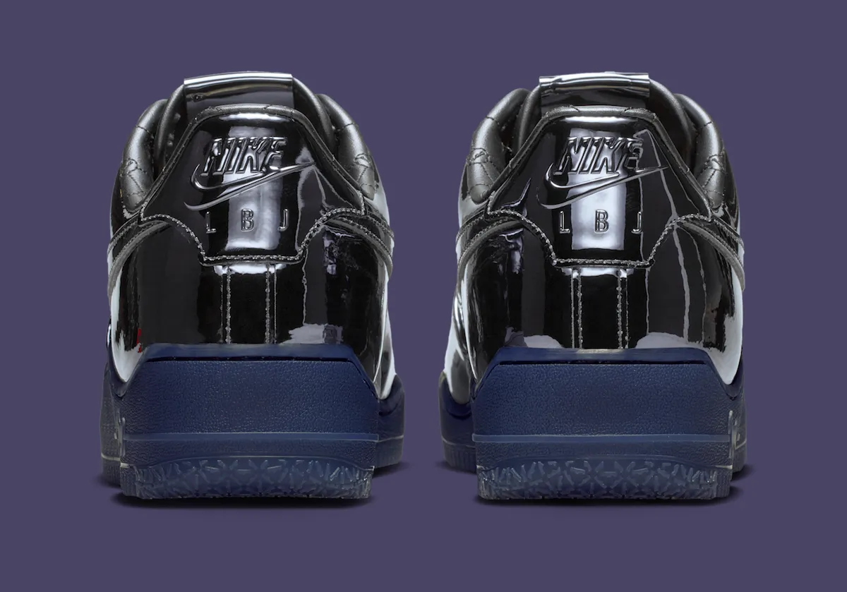 LeBron James x Nike Air Force 1 “NYC” (Black Patent) 勒布朗·詹姆斯联名Nike空军一号“纽约黑金”限量款即将发售