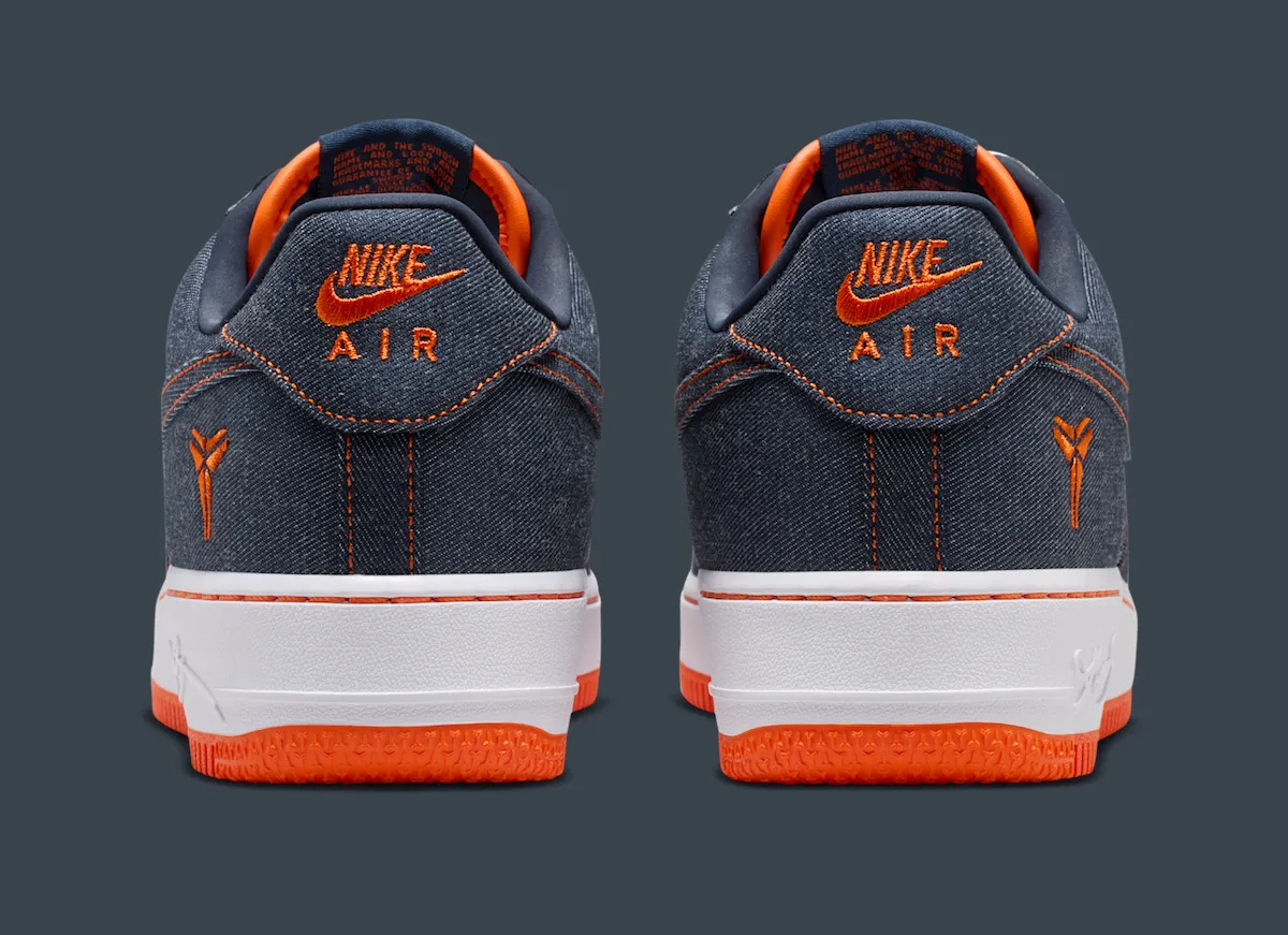 2006年科比专属PE首次市售！Nike Kobe Air Force 1 Protro丹宁5月22日ReactX中底升级150美元