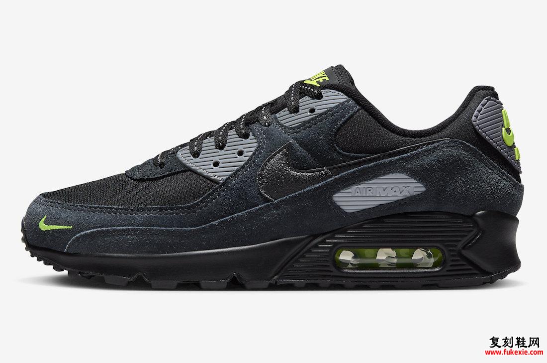 耐克为这款 AIR MAX 90 添加了 VOLT MINI SWOOSHES