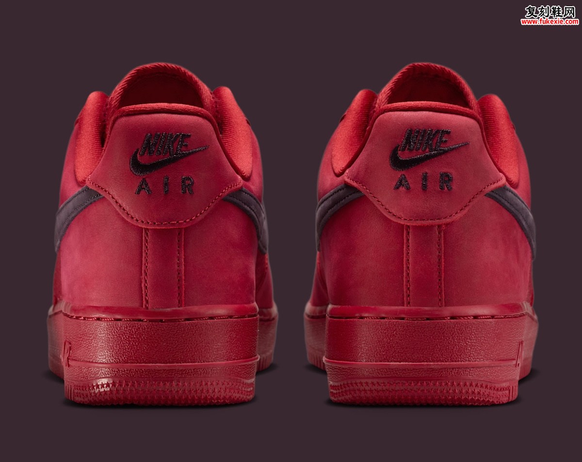 全红编织鞋面,Nike Air Force 1 Low Woven “Tough Red” 双层红色金属鞋带扣,2026夏季登场插图4 全红编织鞋面,Nike Air Force 1 Low Woven “Tough Red” 双层红色金属鞋带扣,2026夏季登场