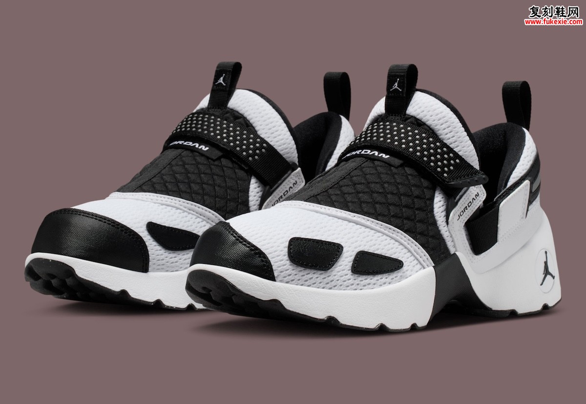 Jordan Trunner LX 白黑配色2026年春季回归 以经典绑带设计唤醒千禧年训练鞋记忆