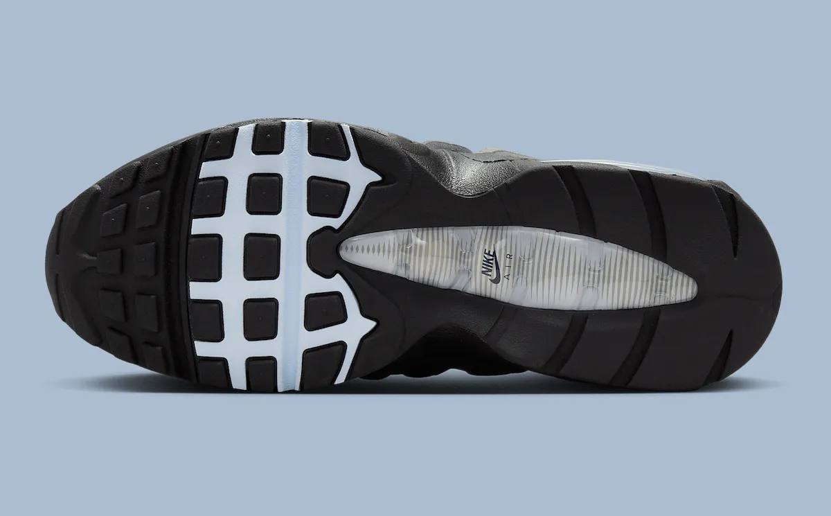 Nike Air Max 95大气垫蓝灰配色发售 莆田鞋批发市场紧盯复刻动向
