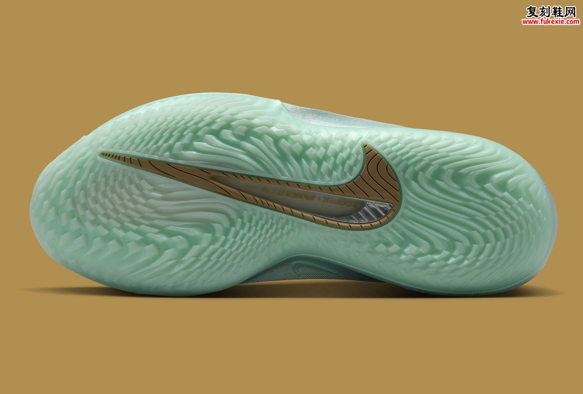 文班亚马自由女神PE：Nike GT Cut 4薄荷绿配色致敬法国，后跟英法双语‘You’re Welcome’