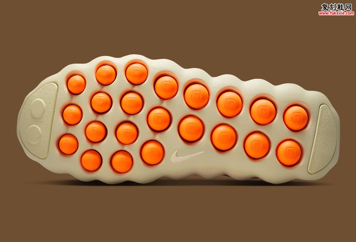 Nike Mind 002「浅卡其」配色前瞻 以穿孔外壳与能量网格重塑未来实验美学