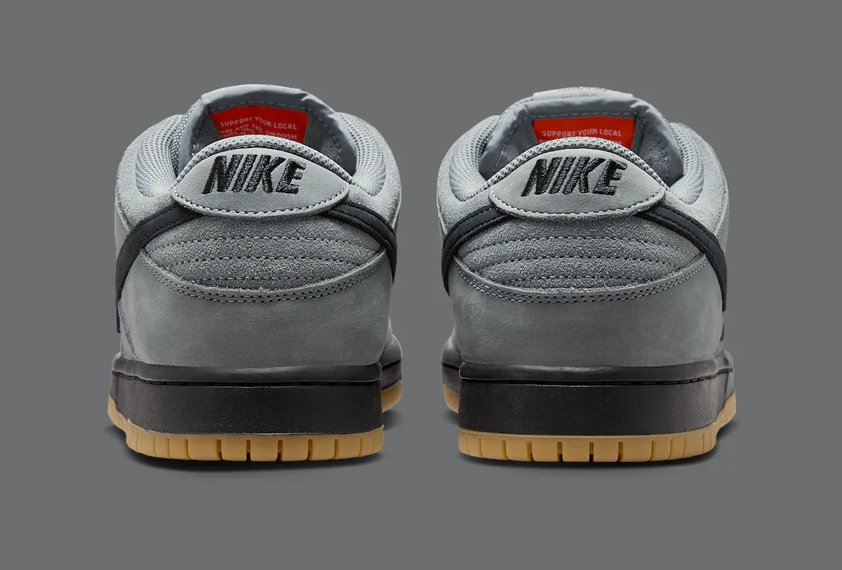 灰调革命！Nike SB橙标 Dunk Low 冷灰生胶底2025秋限店发售