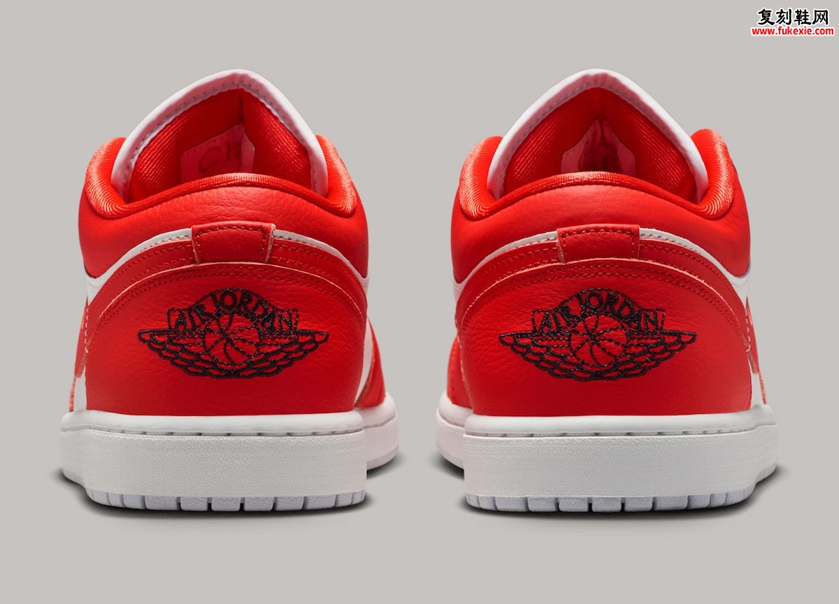 Air Jordan 1 Low Chile Red 2026夏季130美元发售,mini Swoosh搭配纯白金外底致敬芝加哥经典风潮插图4 Air Jordan 1 Low Chile Red 2026夏季130美元发售,mini Swoosh搭配纯白金外底致敬芝加哥经典风潮