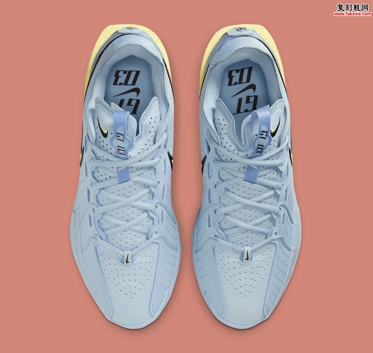 Nike GT Cut 3冰川蓝2025夏季透气篮球鞋ZoomX气垫实战鞋限量发售
