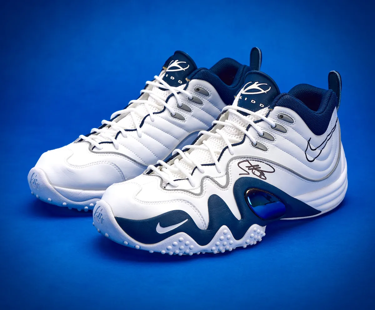 Nike Zoom Flight 5 “White/Midnight Navy”基德白午夜蓝虫眼复刻2027回归插图3 Nike Zoom Flight 5 “White/Midnight Navy”基德白午夜蓝虫眼复刻2027回归