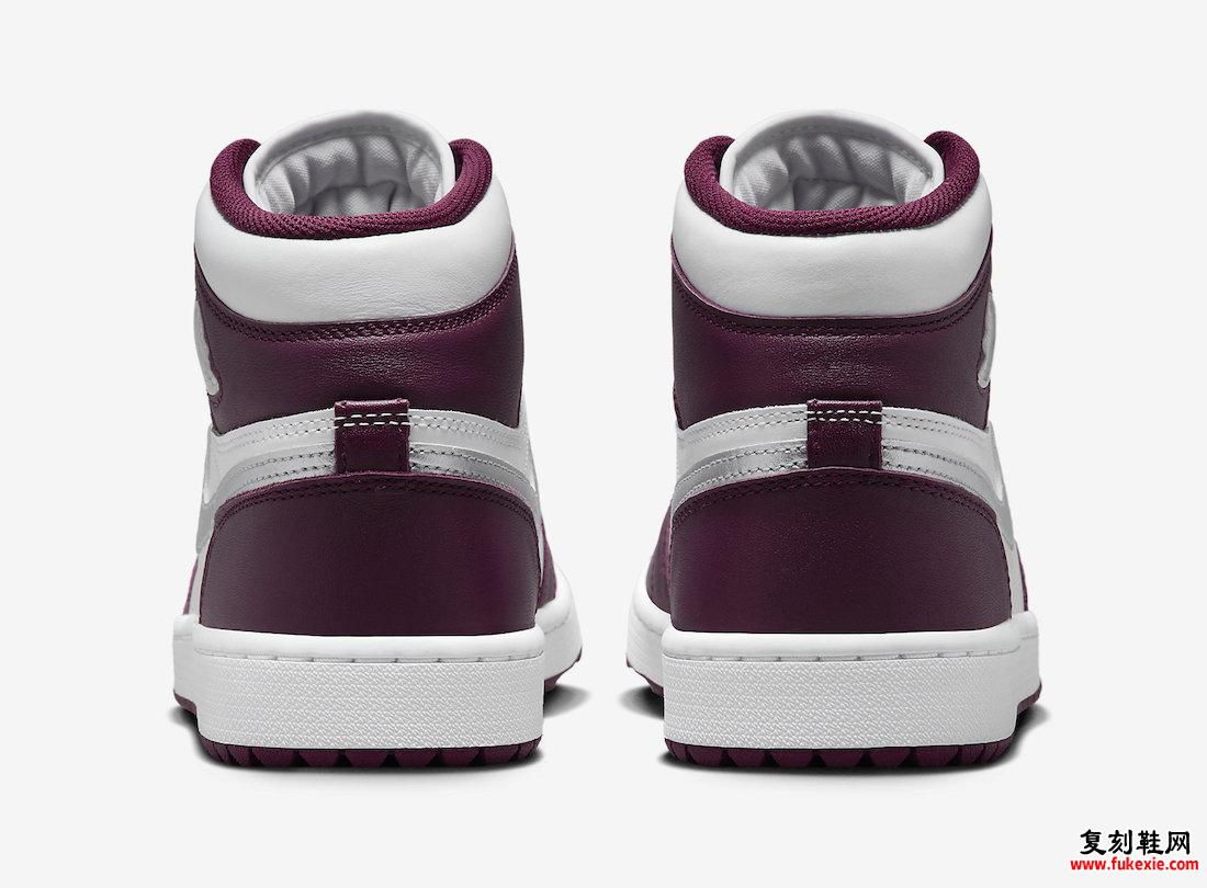 AIR JORDAN 1 HIGH GOLF “BORDEAUX” 2023 年夏季鞋款