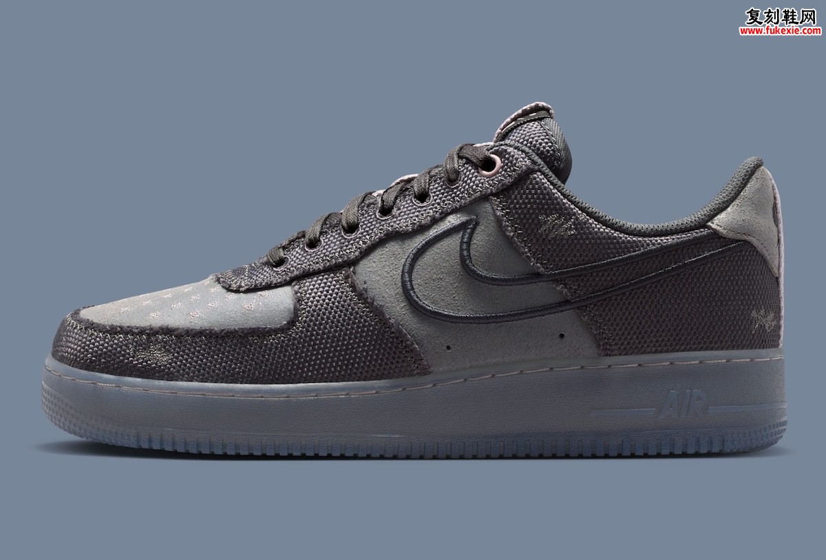 褪色帆布与做旧美学：Nike Air Force 1 Low ‘浅紫矿灰’ 以工装灵感书写2026春季新叙事