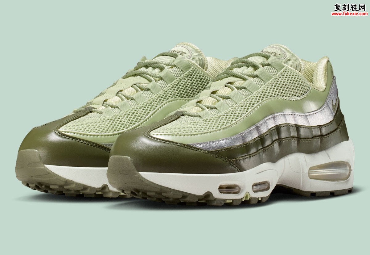 橄榄绿光韵新生：Nike Air Max 95 ‘Olive Aura’ 2026春季发售，以克制美学诠释经典‘大泡泡’革新