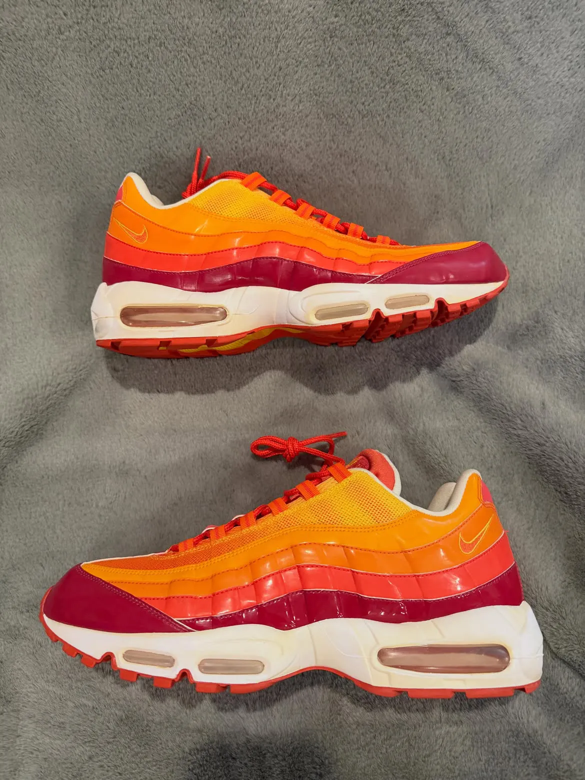 Nike Air Max 95 Human Torch 霹雳火配色2027夏季重磅回归 神奇四侠漫威联名 Big Bubble